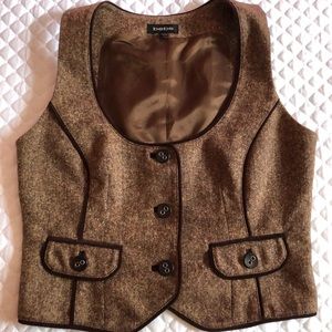 Bebe elegant tweed fitted vest!!!